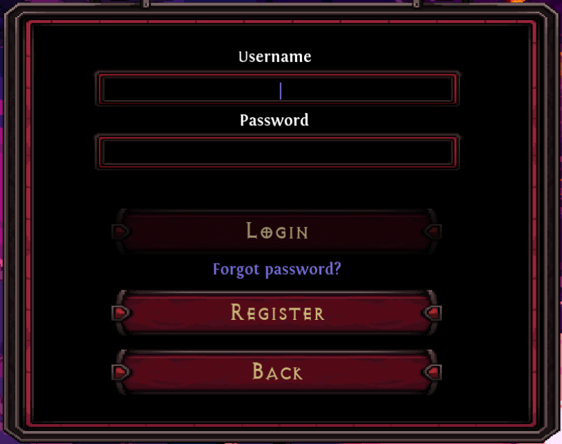 PAS Account Register